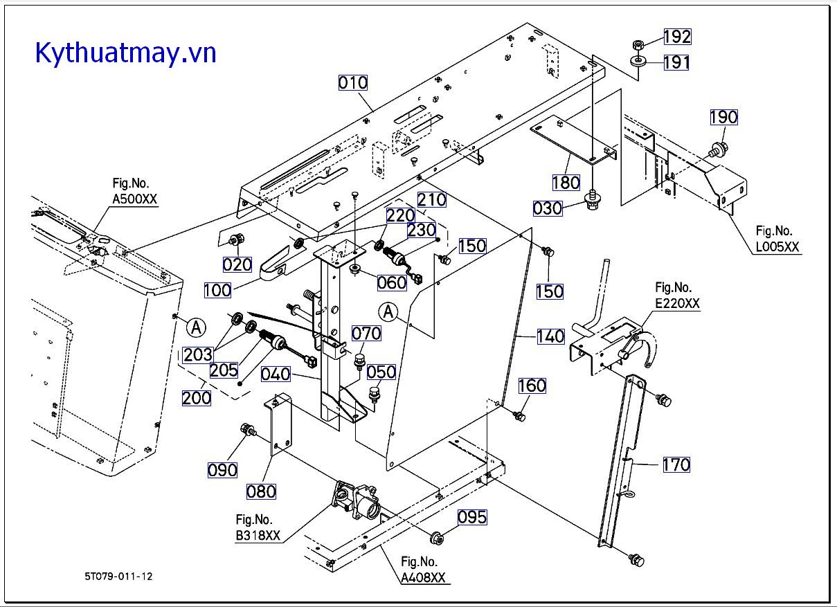 Bảng vận hành nhỏ hơn 507066